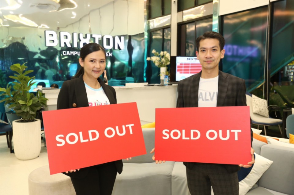 ออริจิ้น ประกาศ SOLD OUT “บริกซ์ตัน แคมปัส บางแสน” ตั้งแต่พรีเซล ตอกย้ำเจ้าตลาด GEN Y-GEN Z สร้างปรากฏการณ์สะเทือน EEC